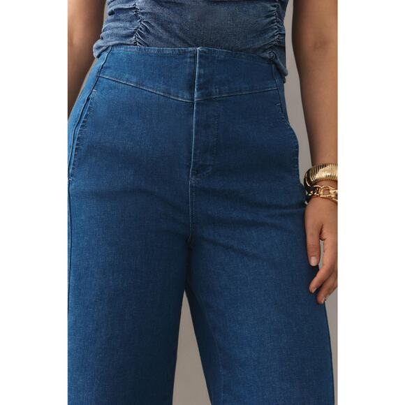 NWT Pilcro Polished Pool Wide-Leg Jeans - 27 Waist - Picture 5 of 7